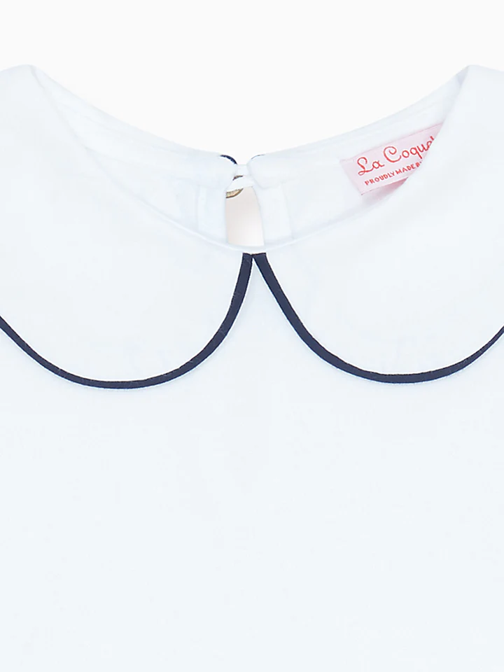 girls white iziar top