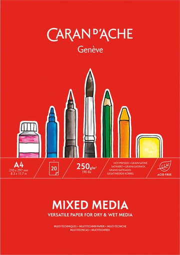 small mixed media paper pad