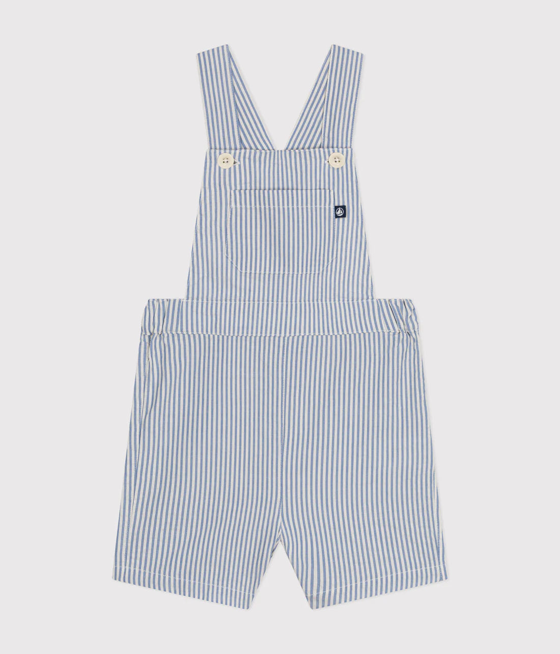 seersucker short overall