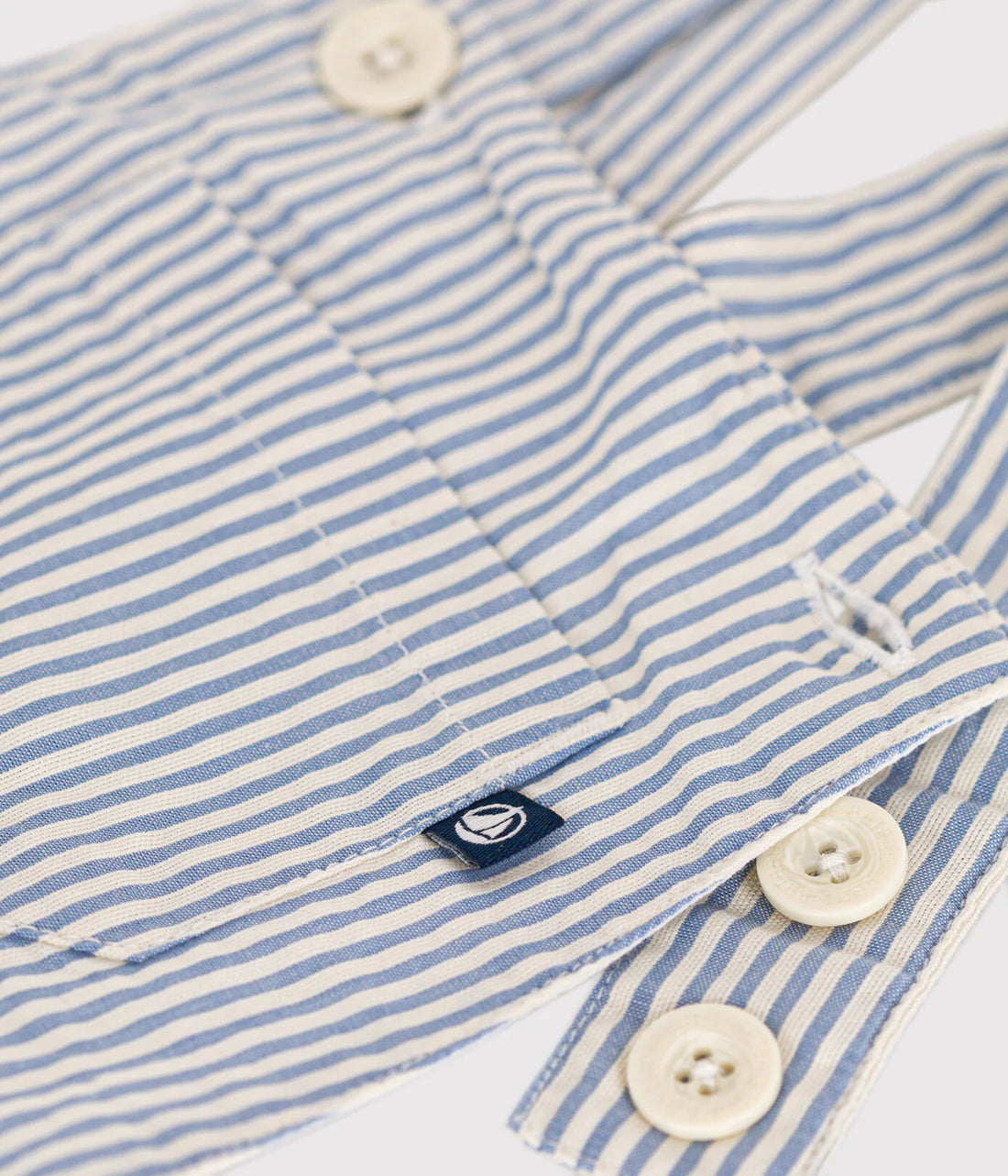 seersucker short overall