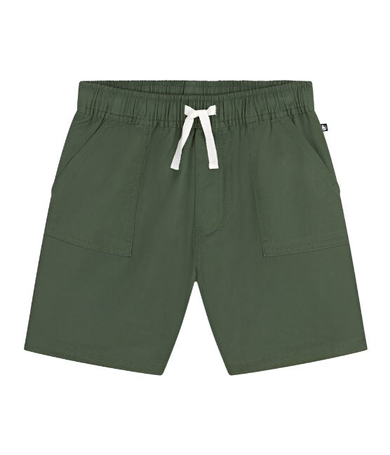 cotton linen twill short