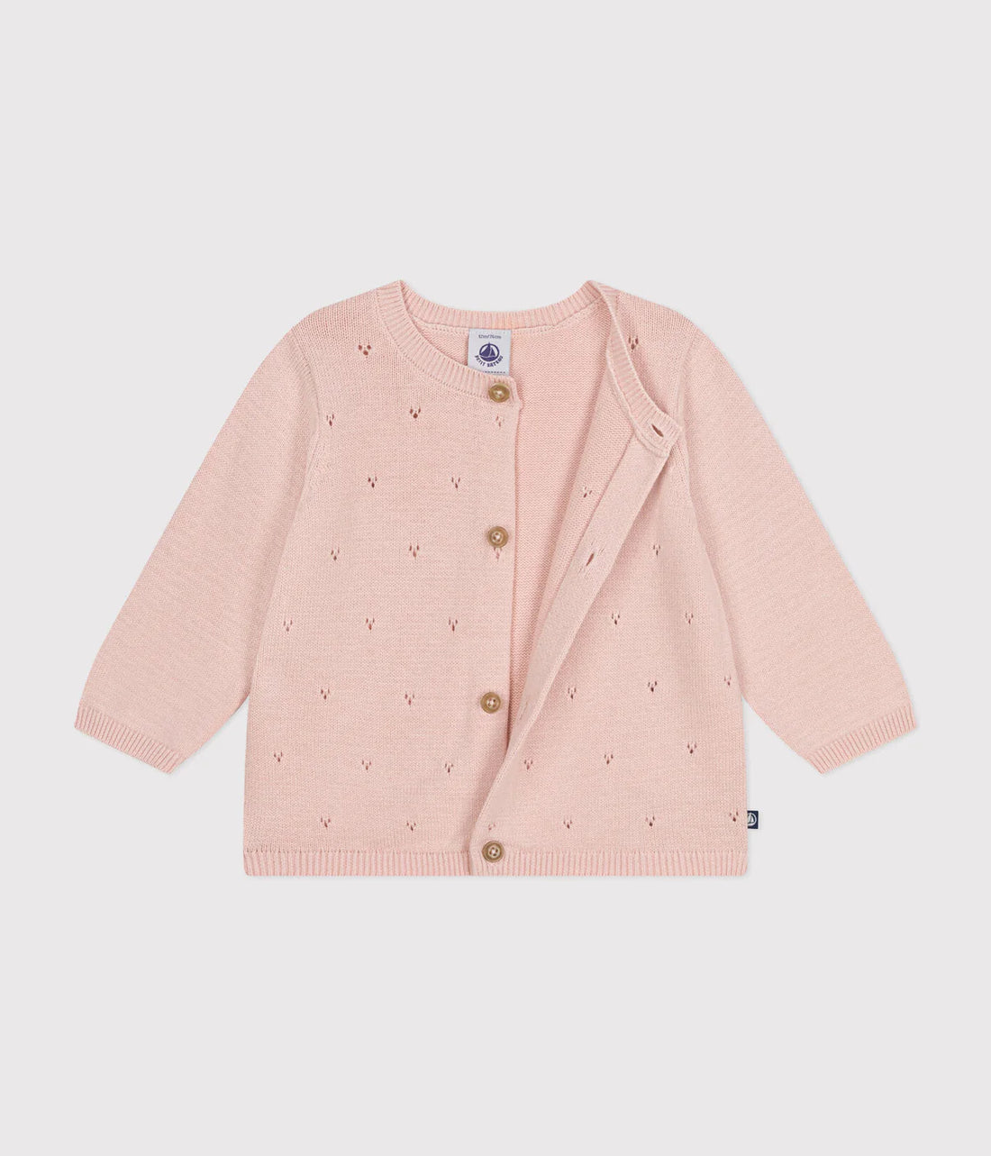 pointelle cardigan