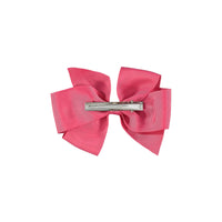 big bow clip fuchsia