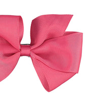 big bow clip fuchsia