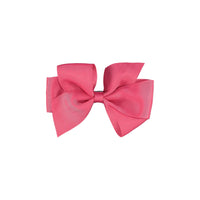 big bow clip fuchsia