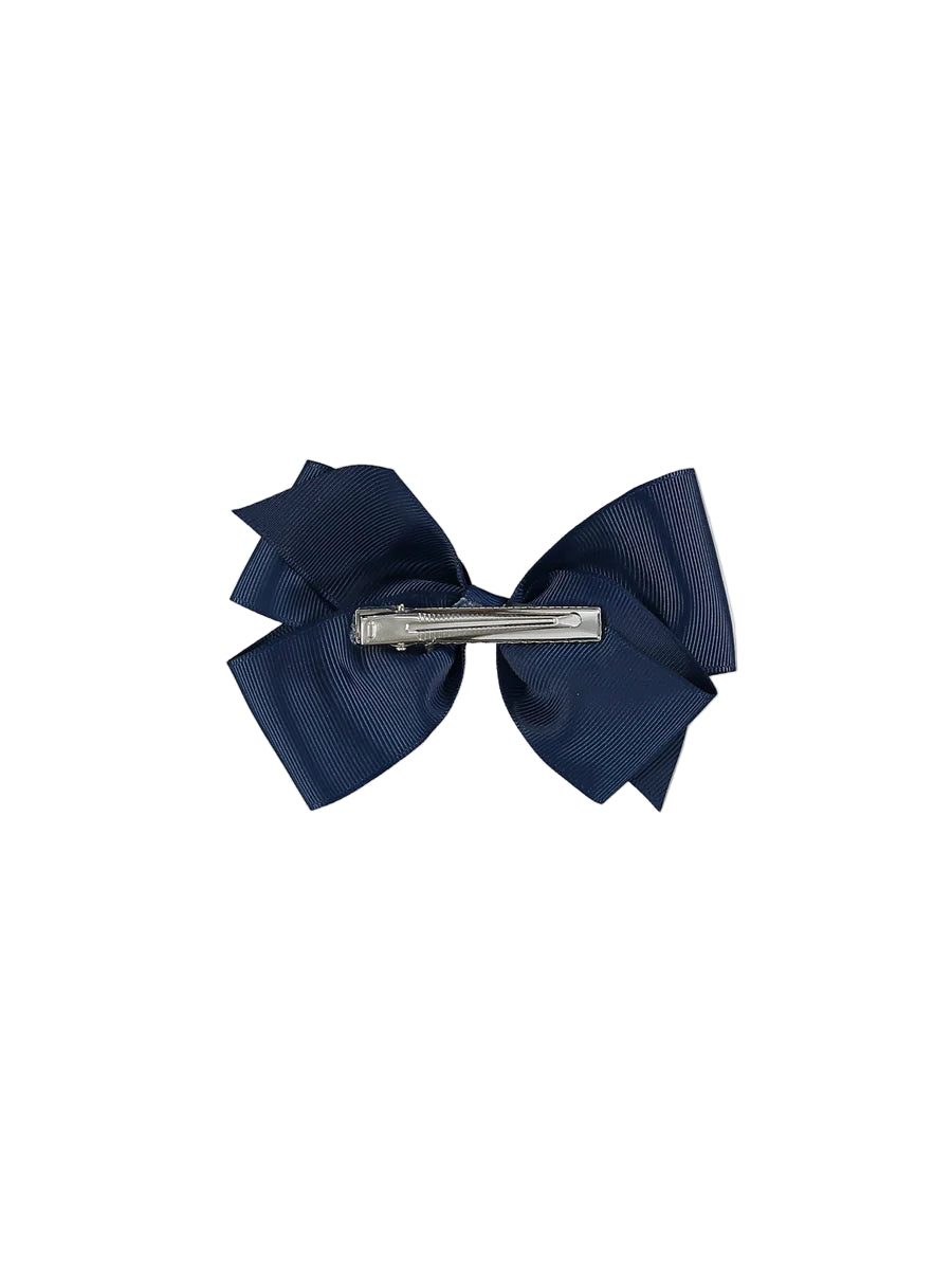 big bow clip navy
