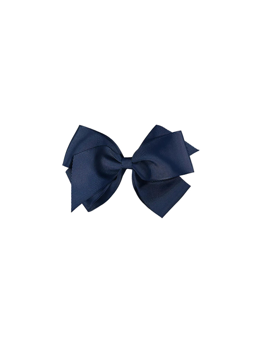 big bow clip navy