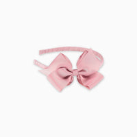 big bow headband dusty pink