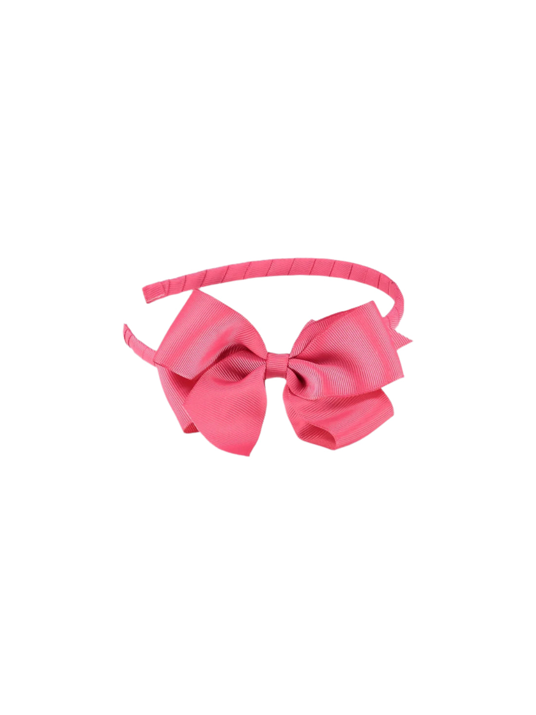 big bow headband fuchsia