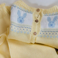 calli bunny knit set