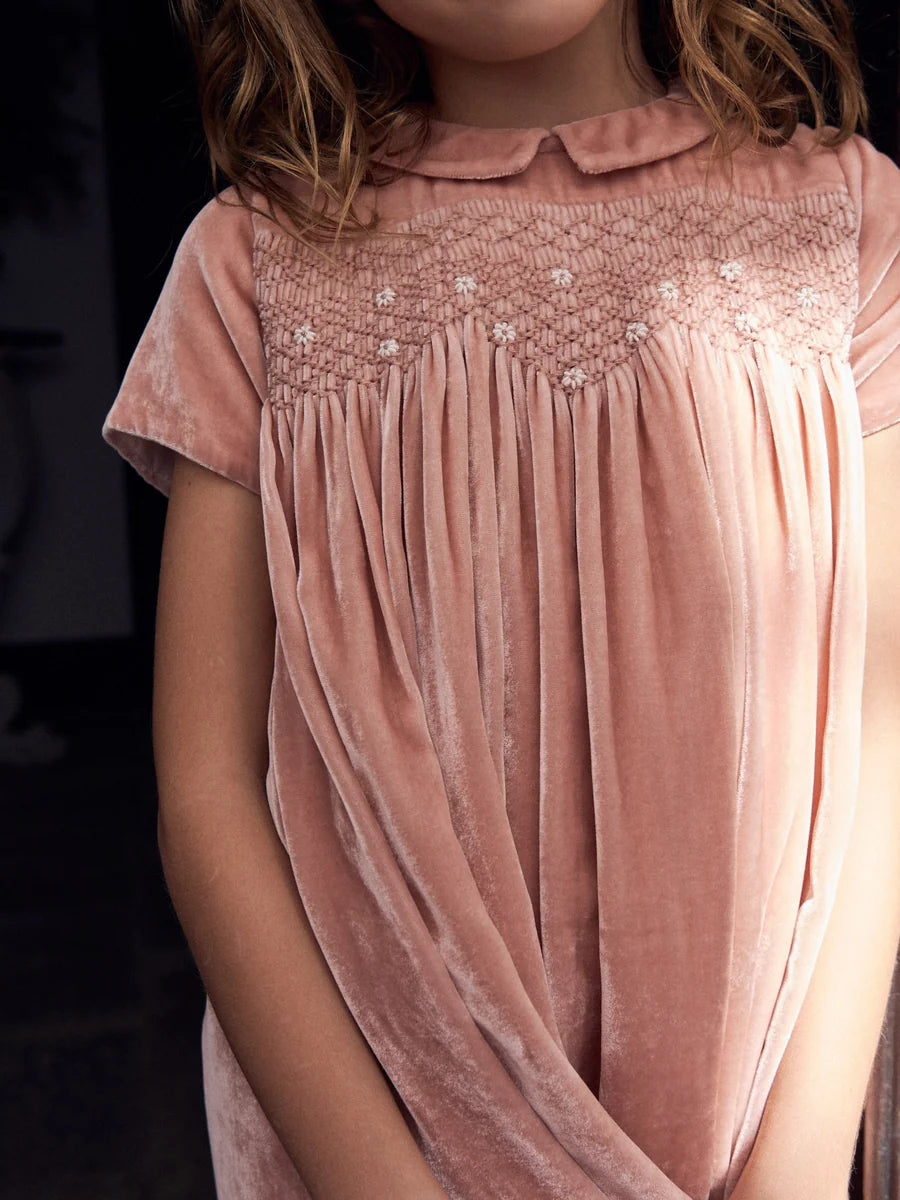 carlota smocked dress