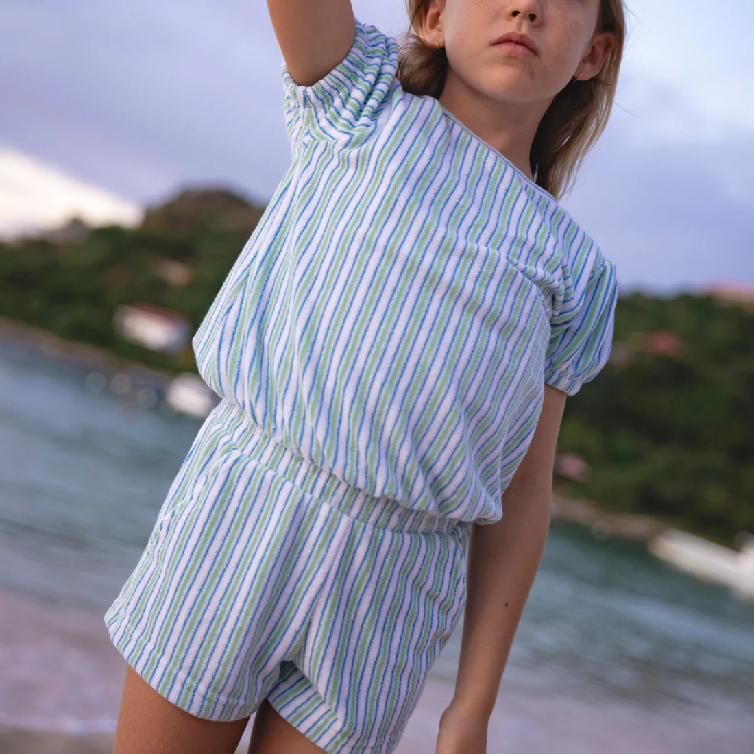 terry top & short set C
