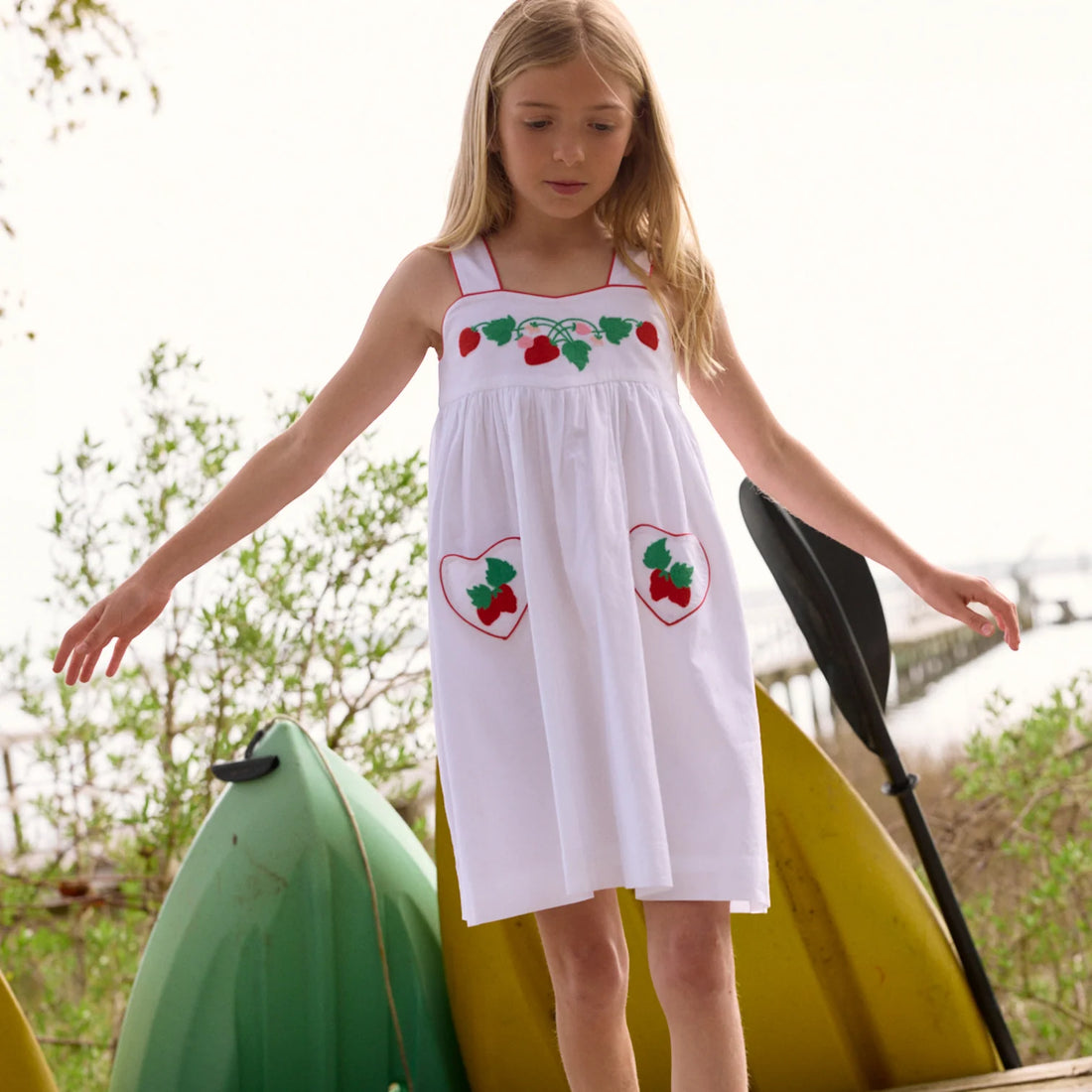 heart pocket dress