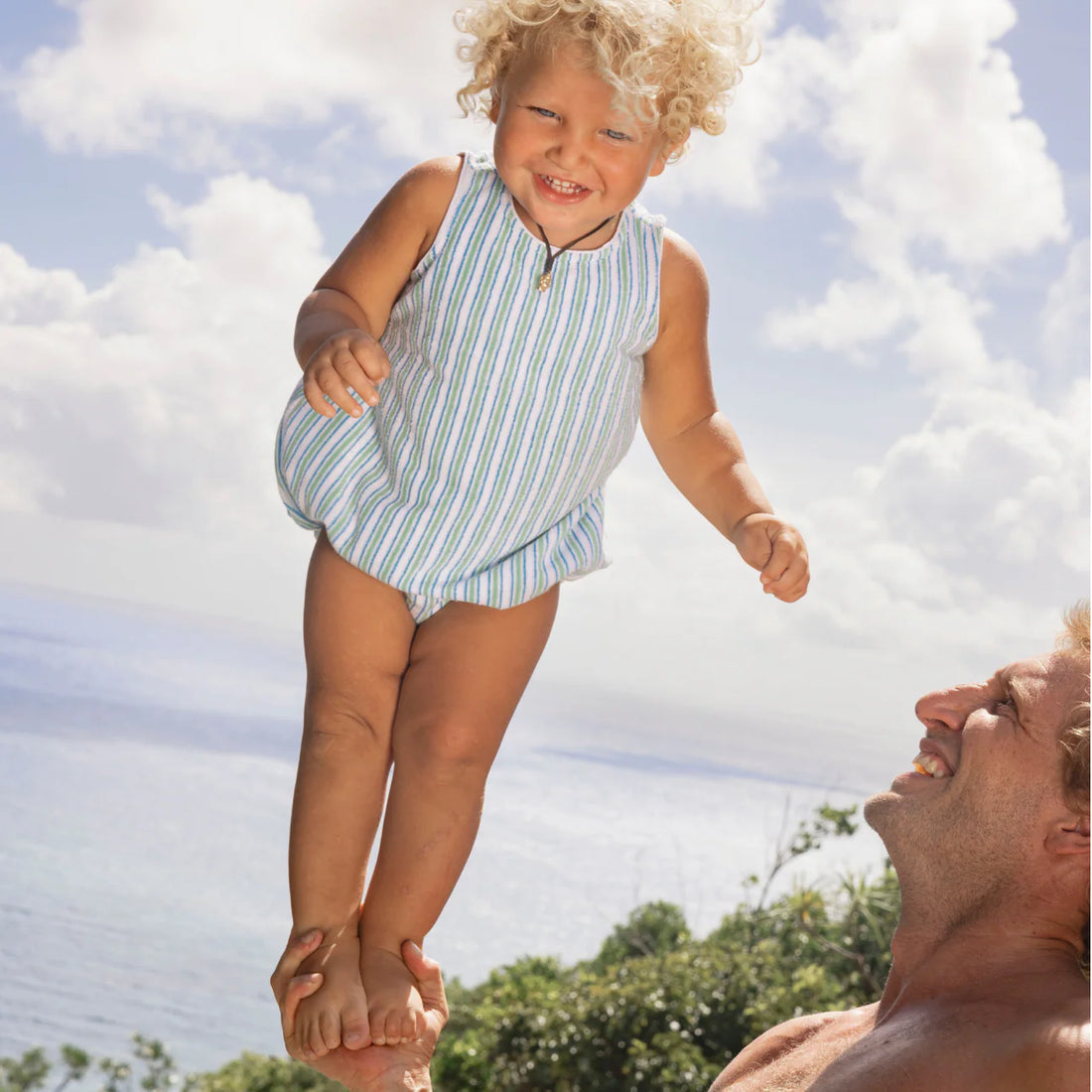 terry bubble romper C