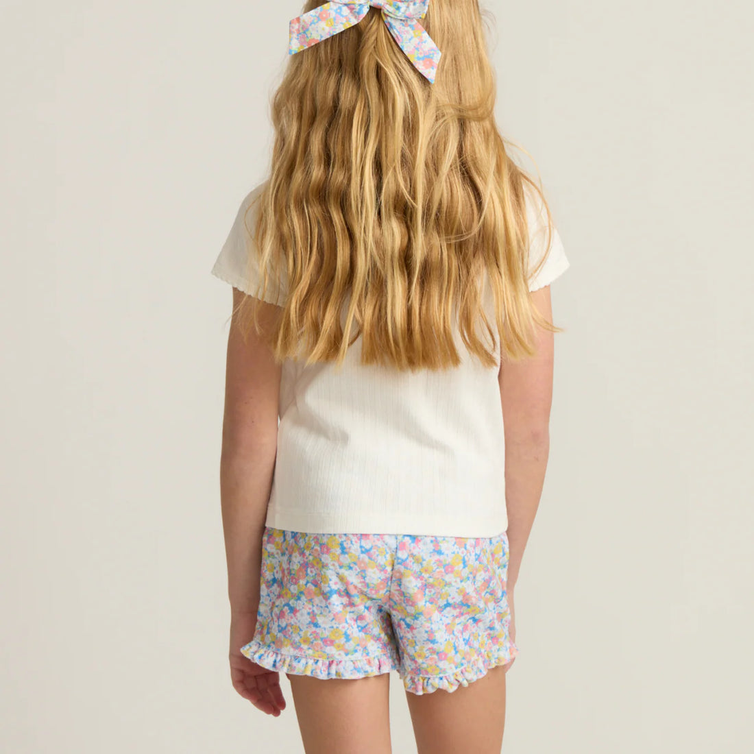 terry ruffle short C