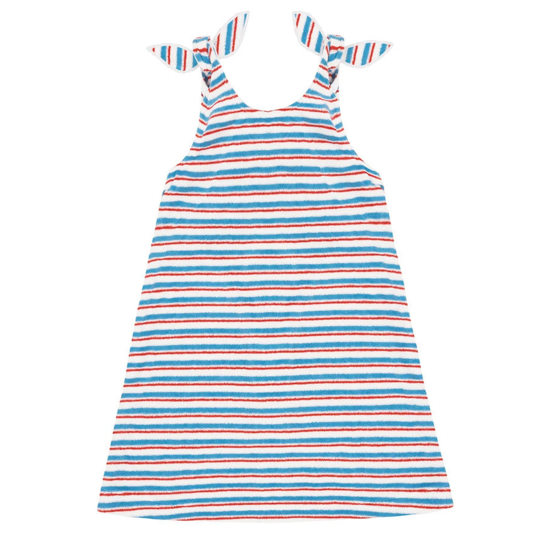 stripe terry dress