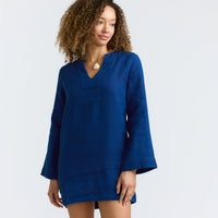 linen tunic dress