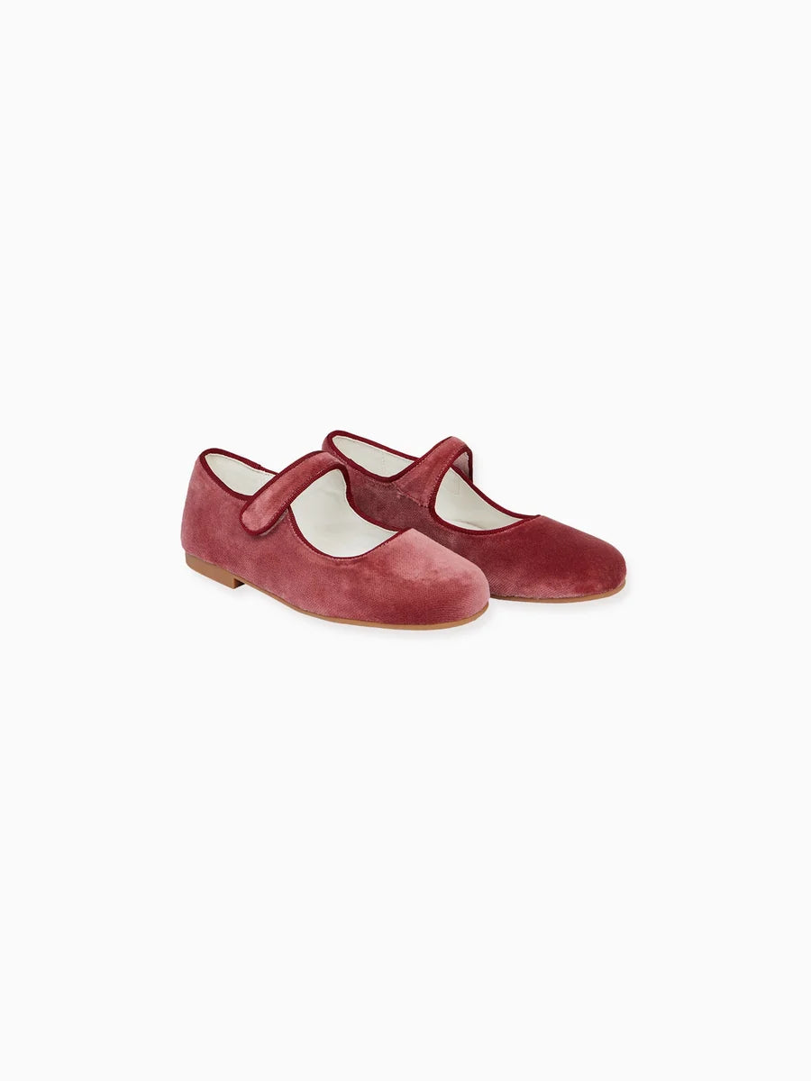 velvet mary janes
