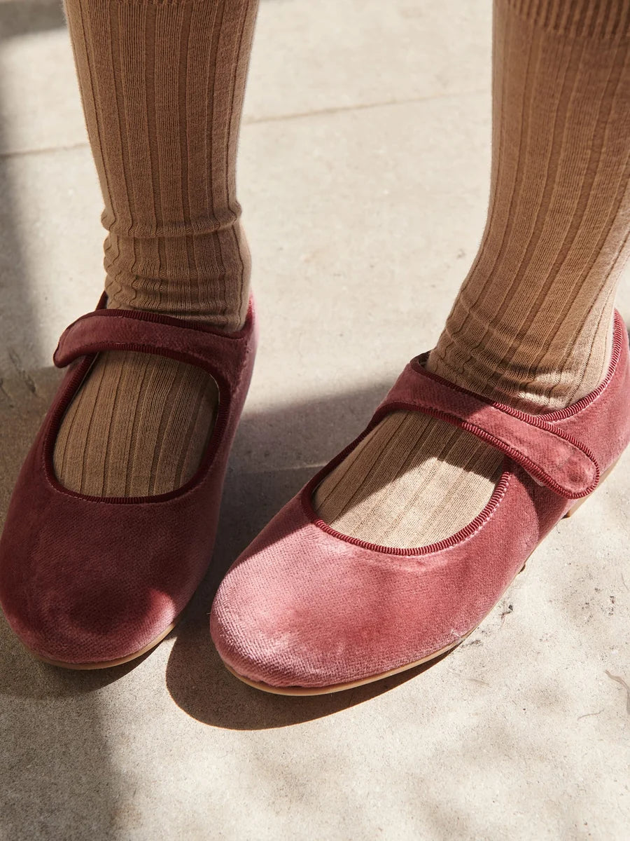 velvet mary janes