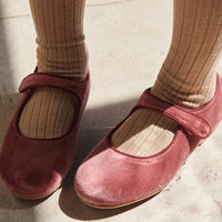 velvet mary janes
