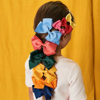 big bow clip navy