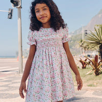 bb silvana smocked dress