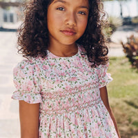 bb silvana smocked dress
