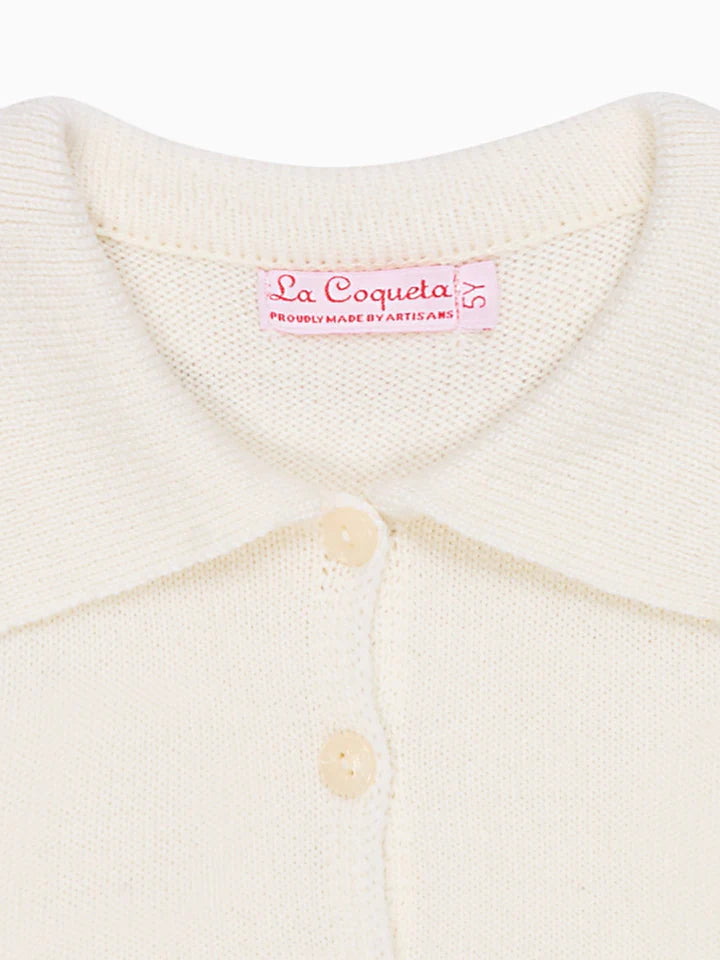 luana merino girls cardigan