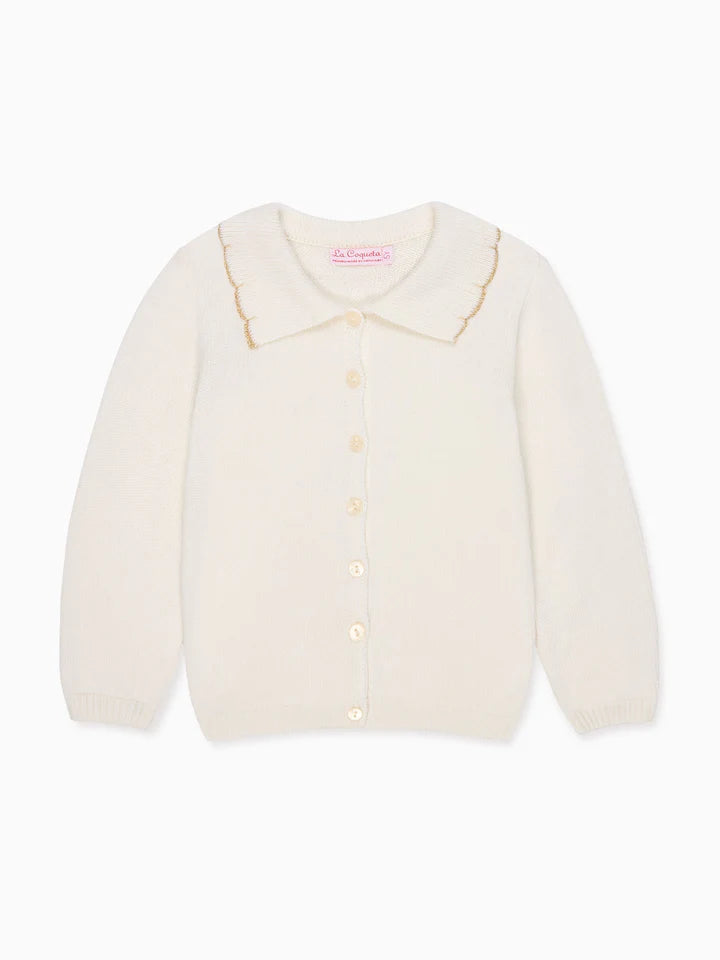 luana merino girls cardigan