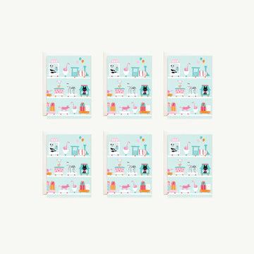 choo choo train petite card