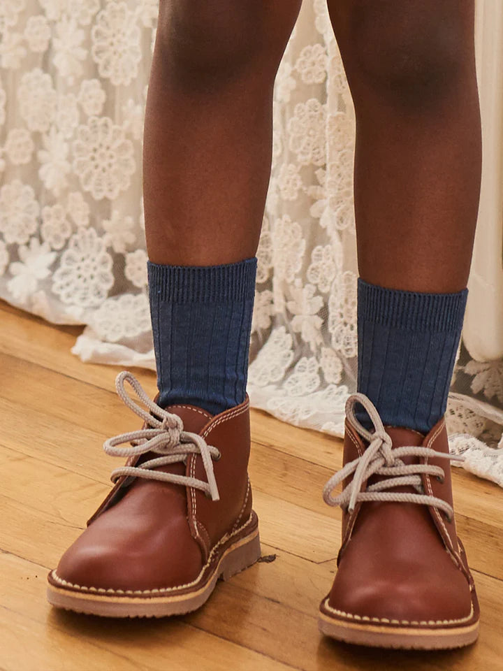 ribbed short socks