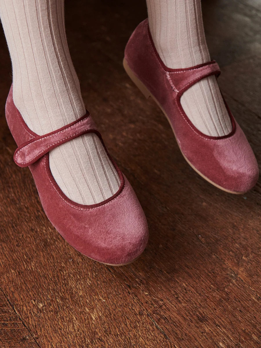 velvet mary janes