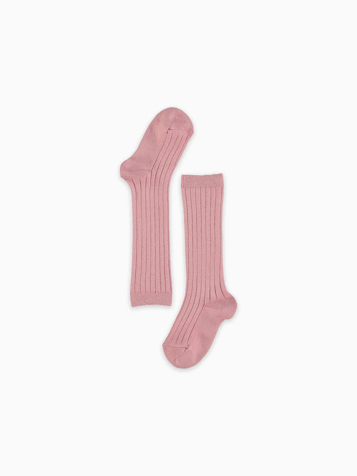 ribbed knee high socks
