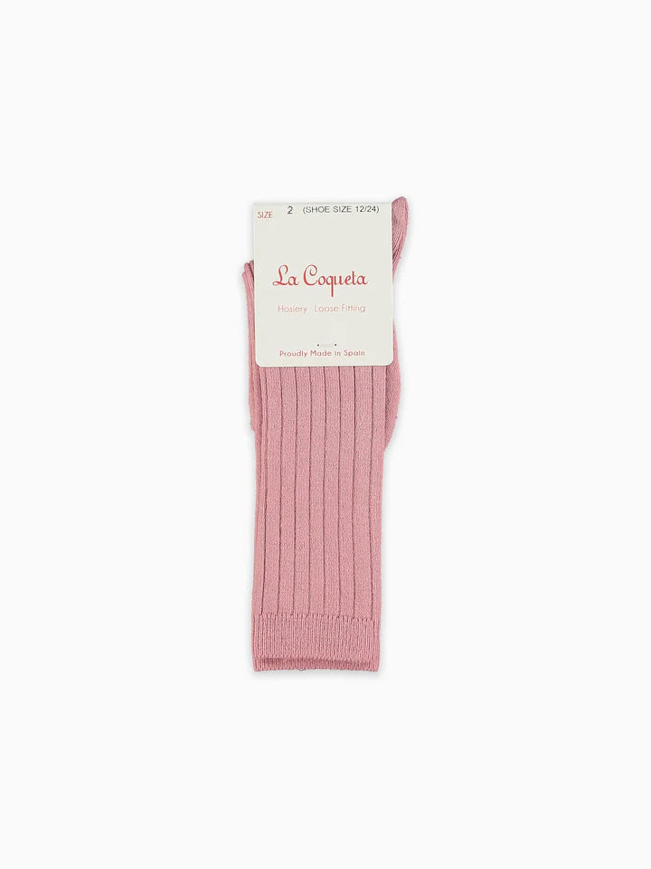 ribbed knee high socks