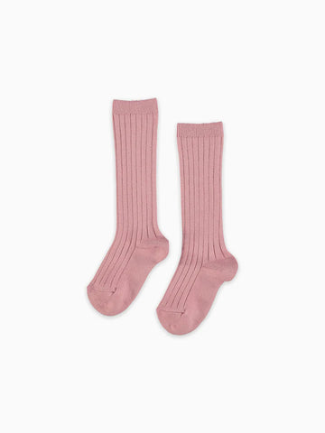 ribbed knee high socks