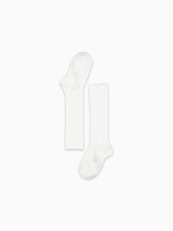 ribbed knee high socks