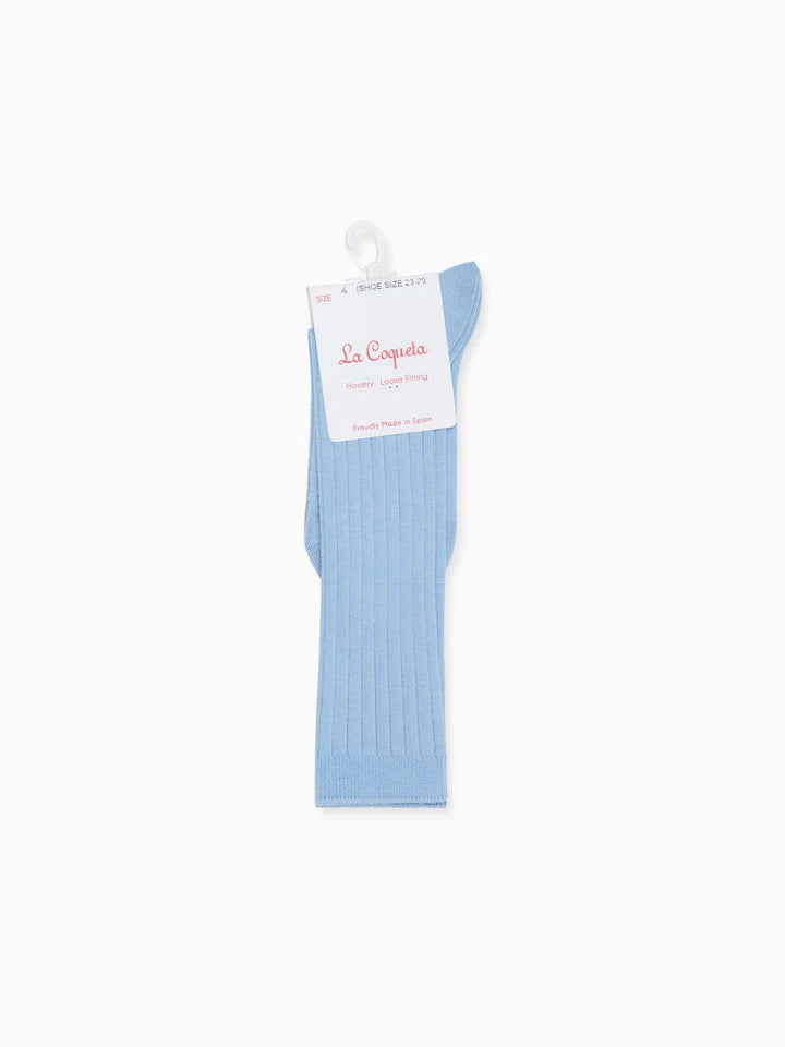 ribbed knee socks