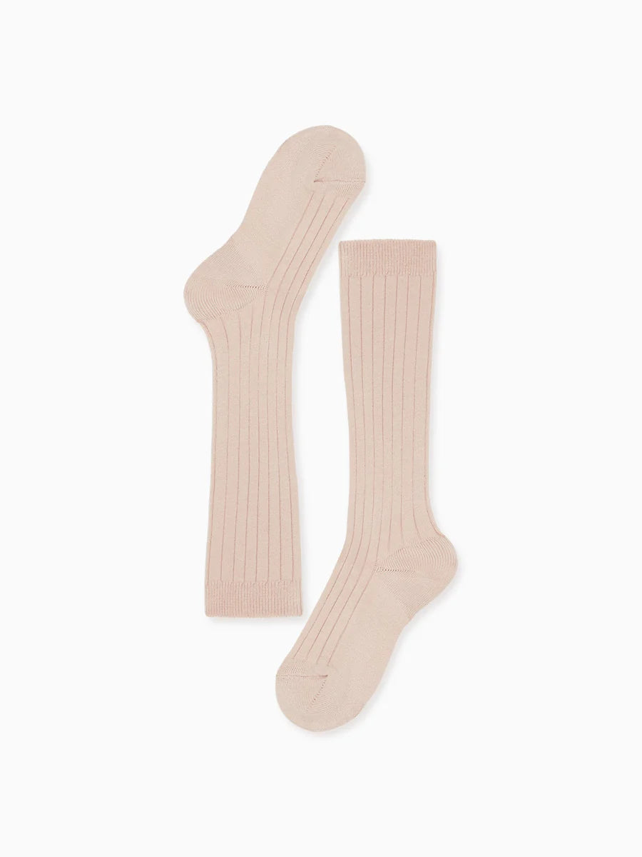 ribbed knee high socks