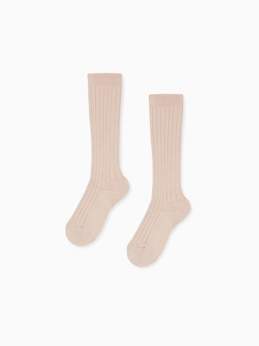 ribbed knee high socks