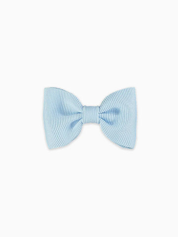 small bow clip baby blue