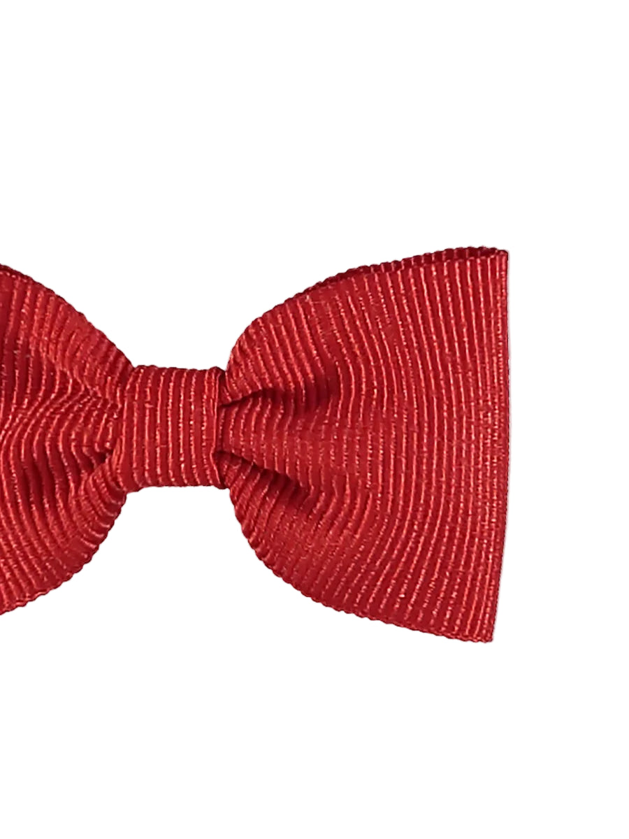 small bow clip red