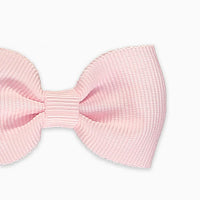 small bow clip baby pink