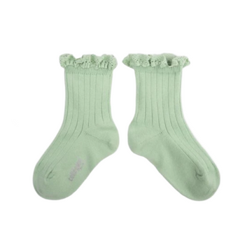 lili lace trim ankle socks