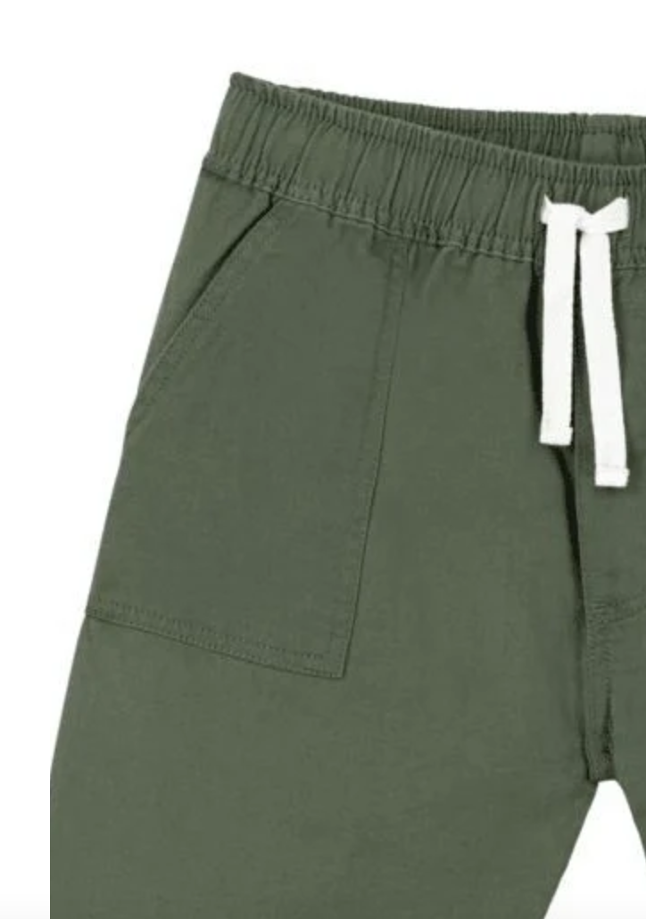 cotton linen twill short