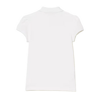 scalloped collar polo