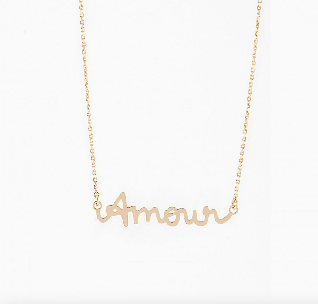 amour love necklace