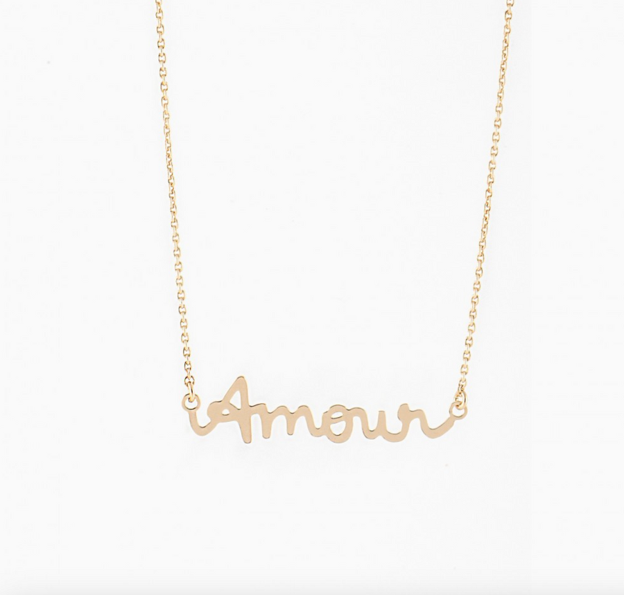 amour love necklace