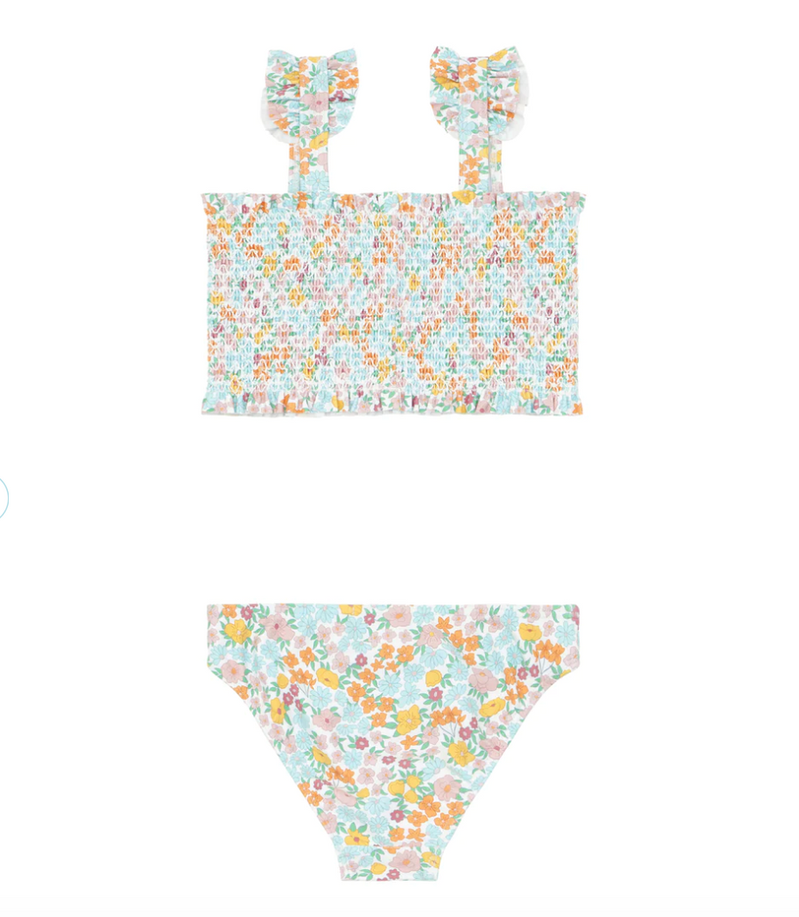 diamond smocked bikini