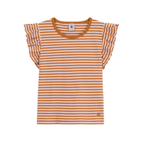 sleeveless ruffle tee