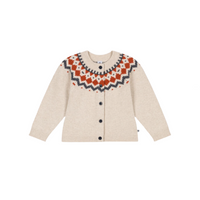 jacquard cardigan